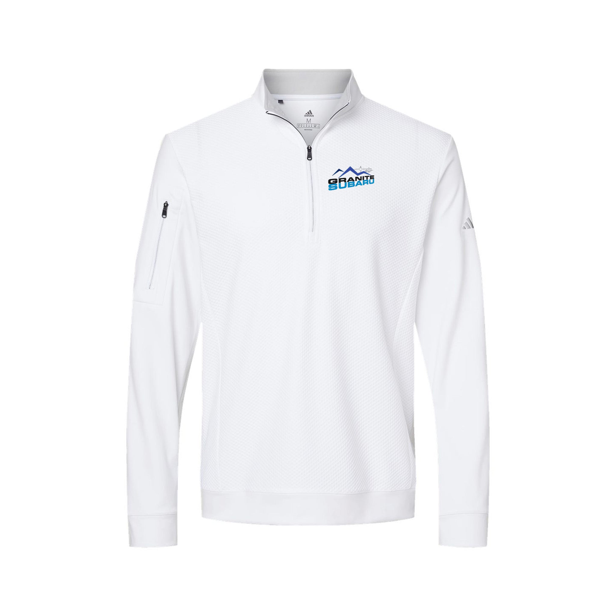 AMPLEUR Luxury White セット Granite Subaru - Adidas - Performance Textured Quarter-Zip