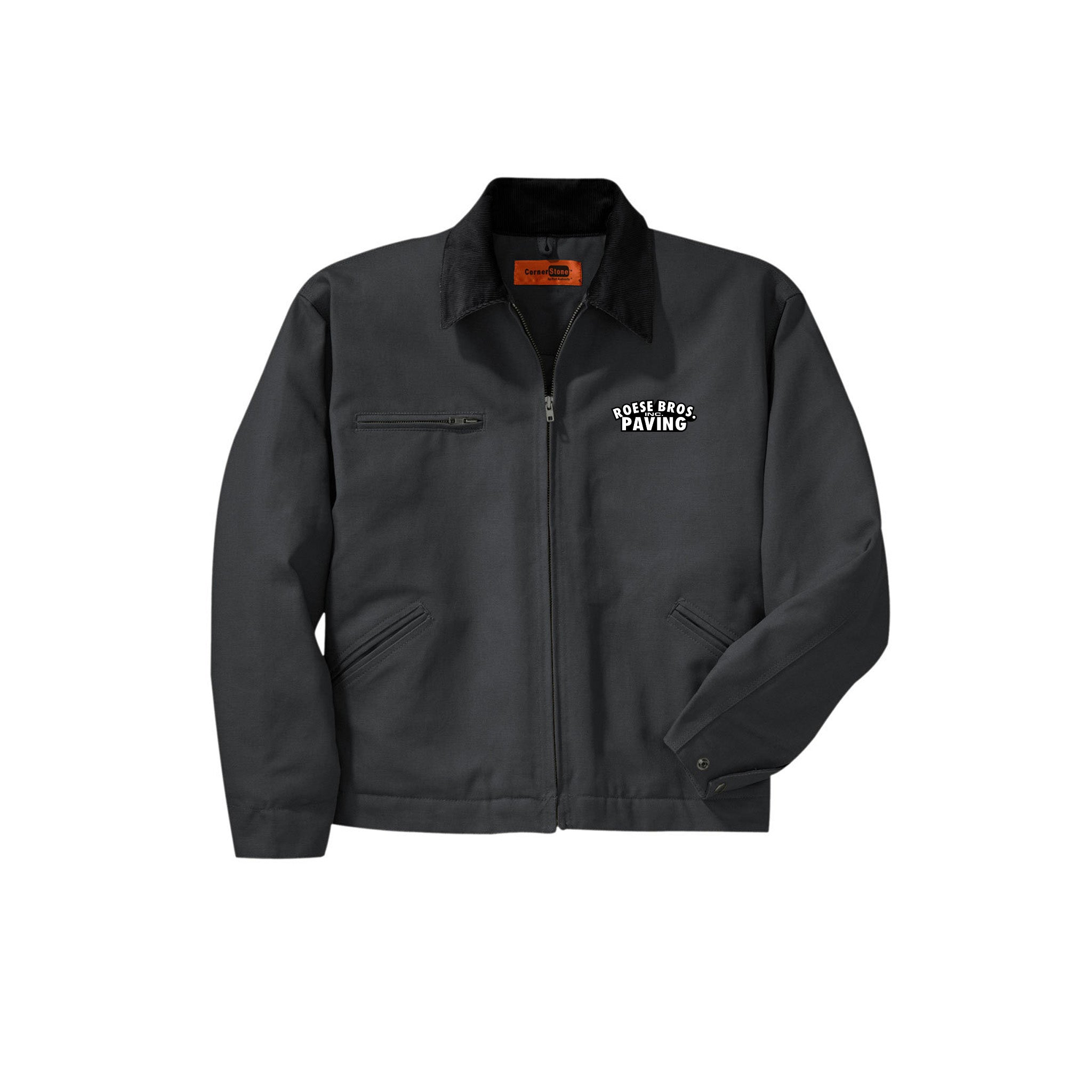 Roese Bros. Paving - CornerStone® - Duck Cloth Work Jacket – GetSpirit
