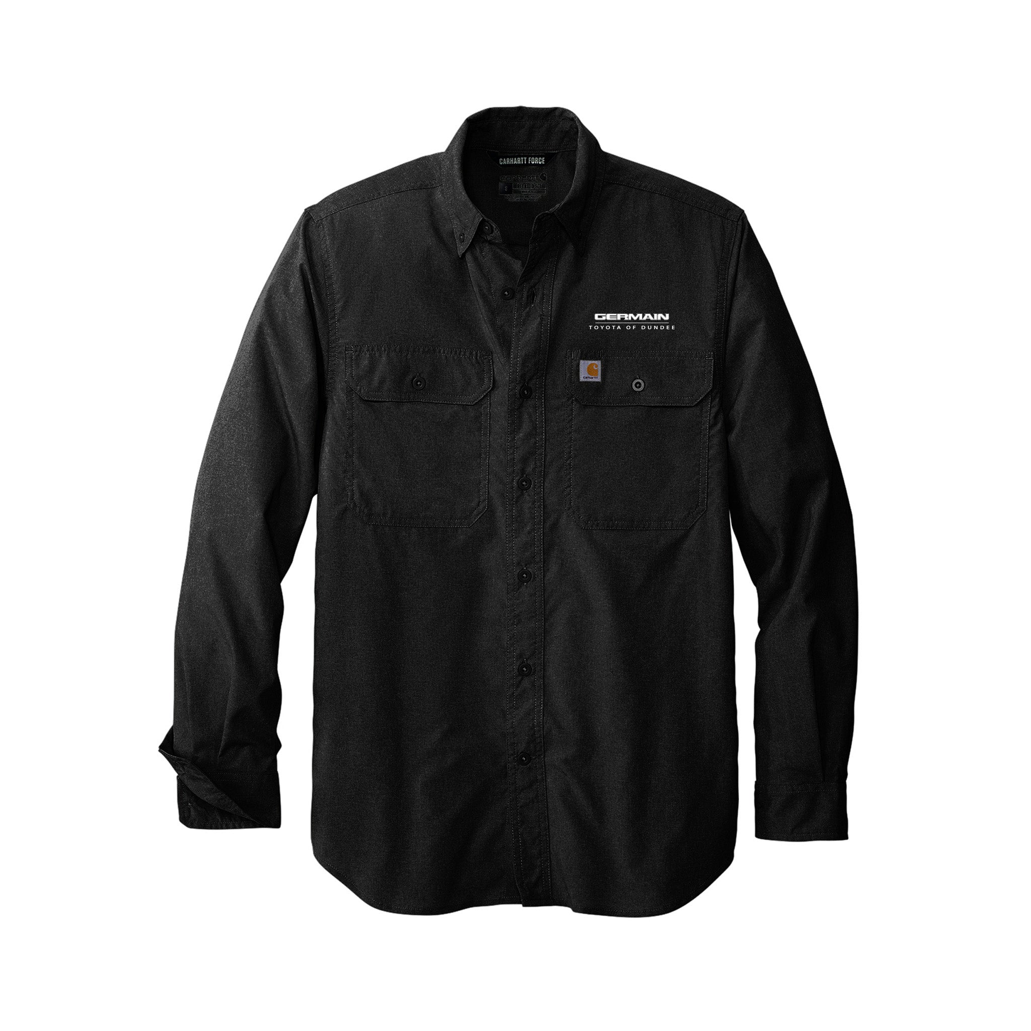 Germain Toyota of Dundee - Carhartt Force Solid Long Sleeve Shirt GetSpirit Germain Toyota of Dundee - Carhartt Force Solid Long Sleeve Shirt GetSpirit