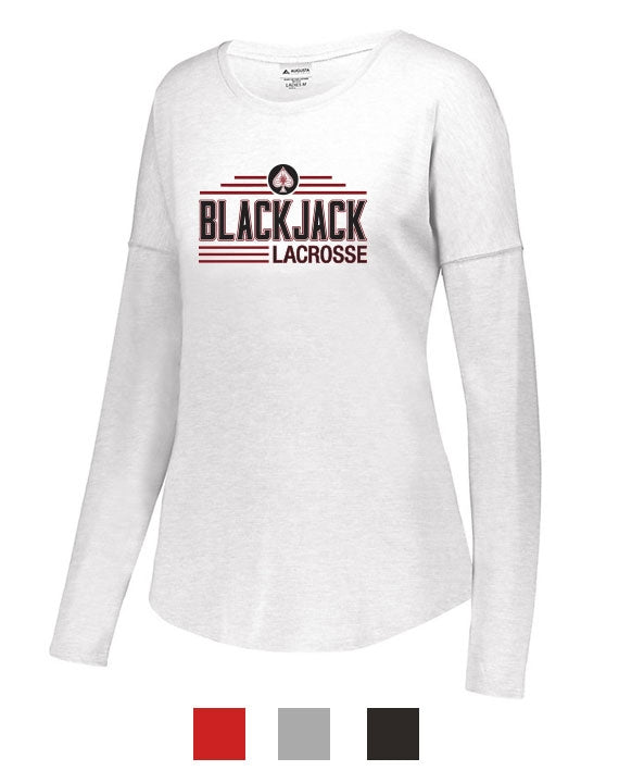 LADIES LUX TRI-BLEND LONG SLEEVE TEE