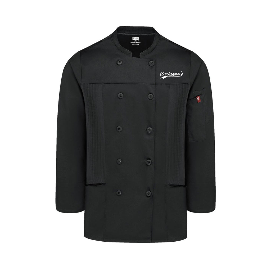 Carfagnas Back of House - Culinary - Women's Deluxe Airflow Chef Coat