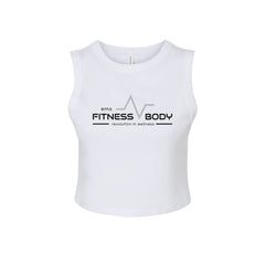 EMS Fitness - BELLA + CANVAS - Women's Micro Rib Muscle Crop Tank