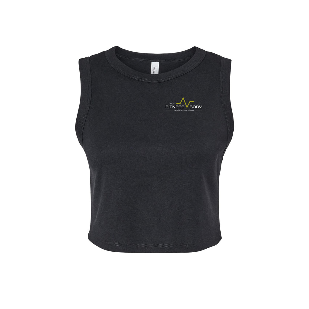 EMS Fitness - BELLA + CANVAS - Women's Micro Rib Muscle Crop Tank