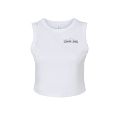 EMS Fitness - BELLA + CANVAS - Women's Micro Rib Muscle Crop Tank