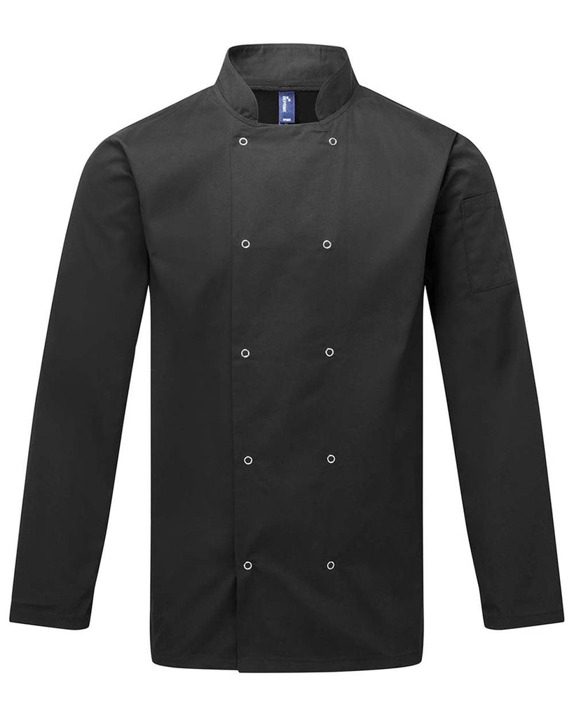 Unisex Ten Studded Front Chef Coat