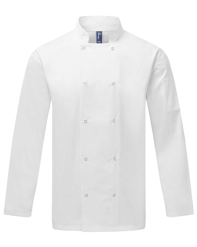 Unisex Ten Studded Front Chef Coat