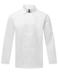 Unisex Ten Studded Front Chef Coat