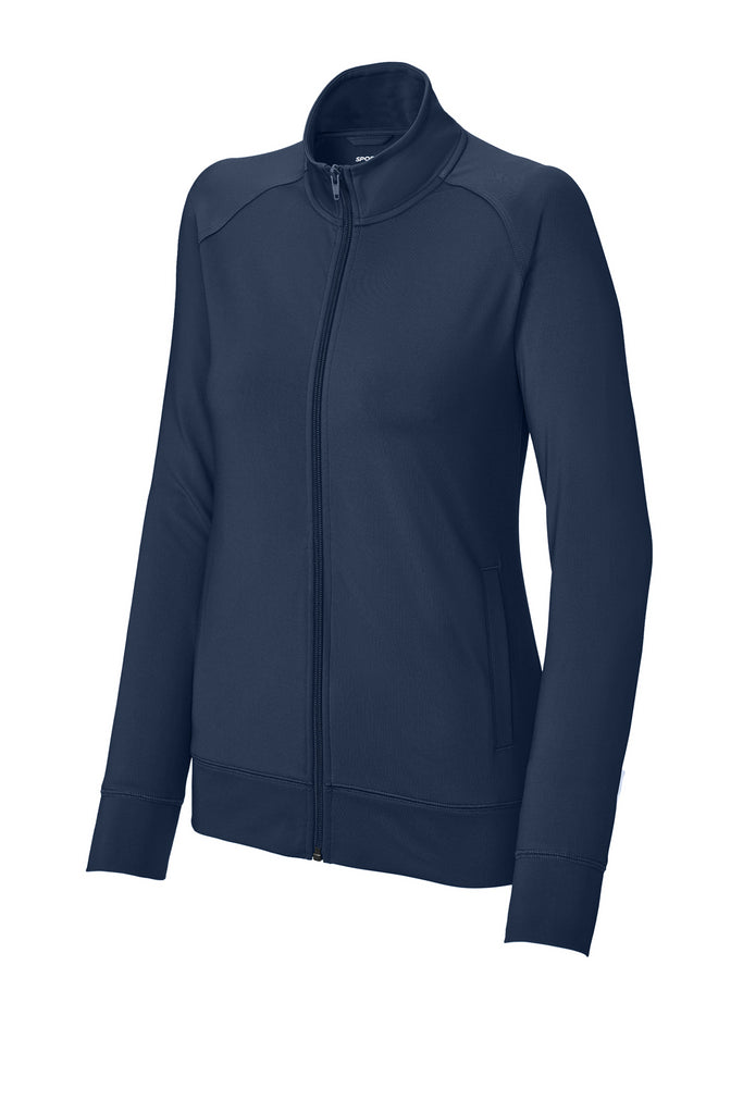 Superior Uniform Sales - Sport-Tek® Ladies Sport-Wick® Stretch Full-Zip Cadet Jacket