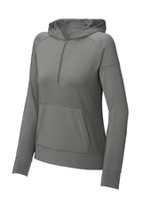 Superior Uniform Sales - Sport-Tek® Ladies Sport-Wick® Stretch 1/2-Zip Hoodie