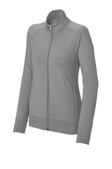 Superior Uniform Sales - Sport-Tek® Ladies Sport-Wick® Stretch Full-Zip Cadet Jacket