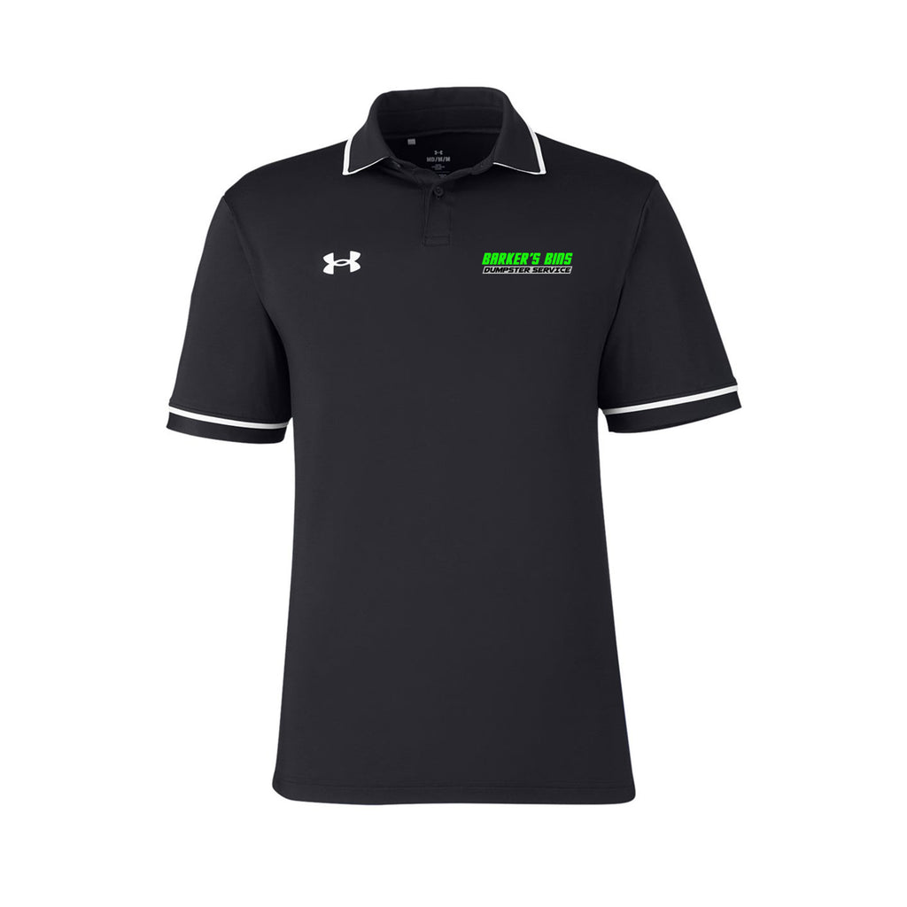 Barker's Bins Dumpster Service - Men's Tipped Teams Performance Polo