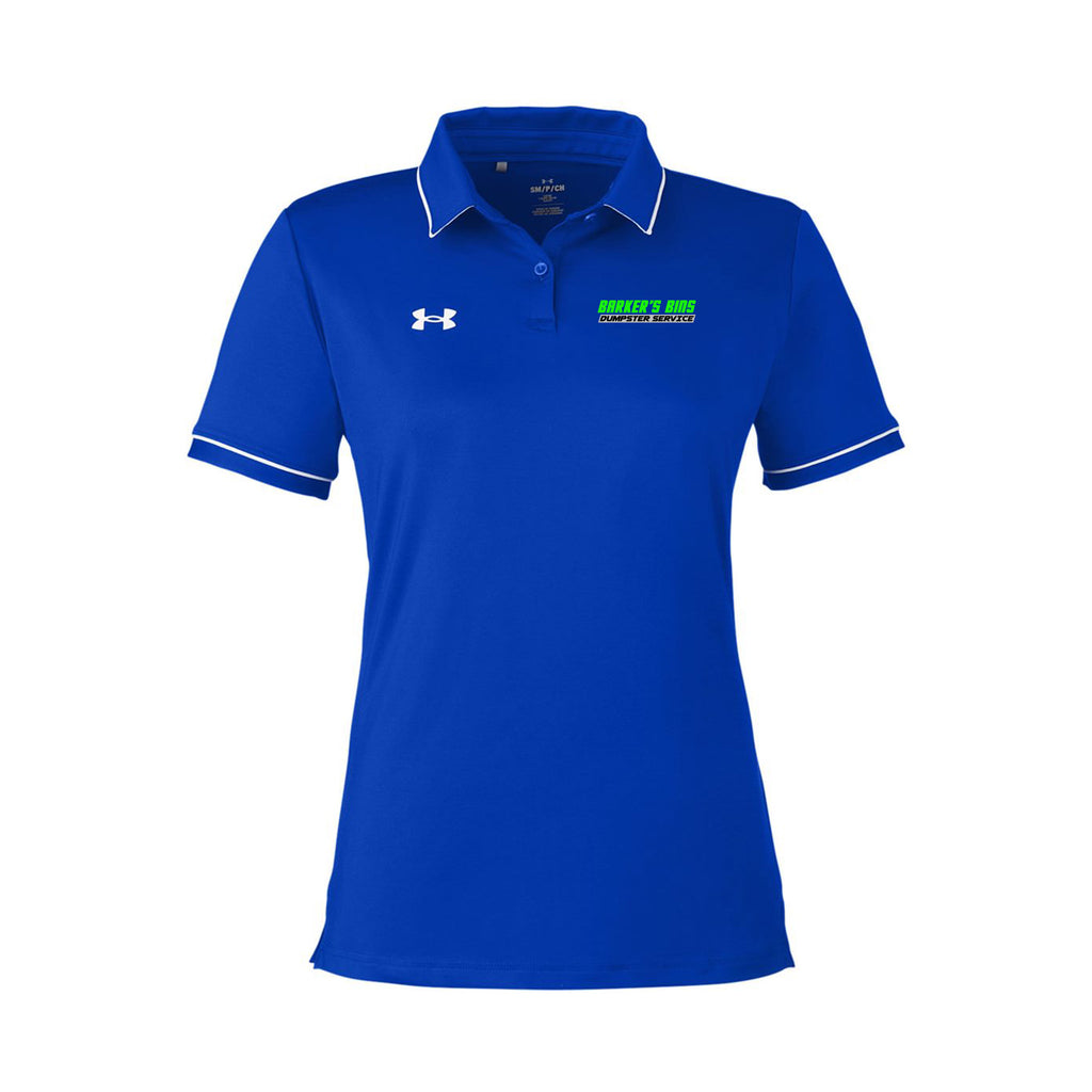 Barker's Bins Dumpster Service - Women's Tipped Teams Performance Polo