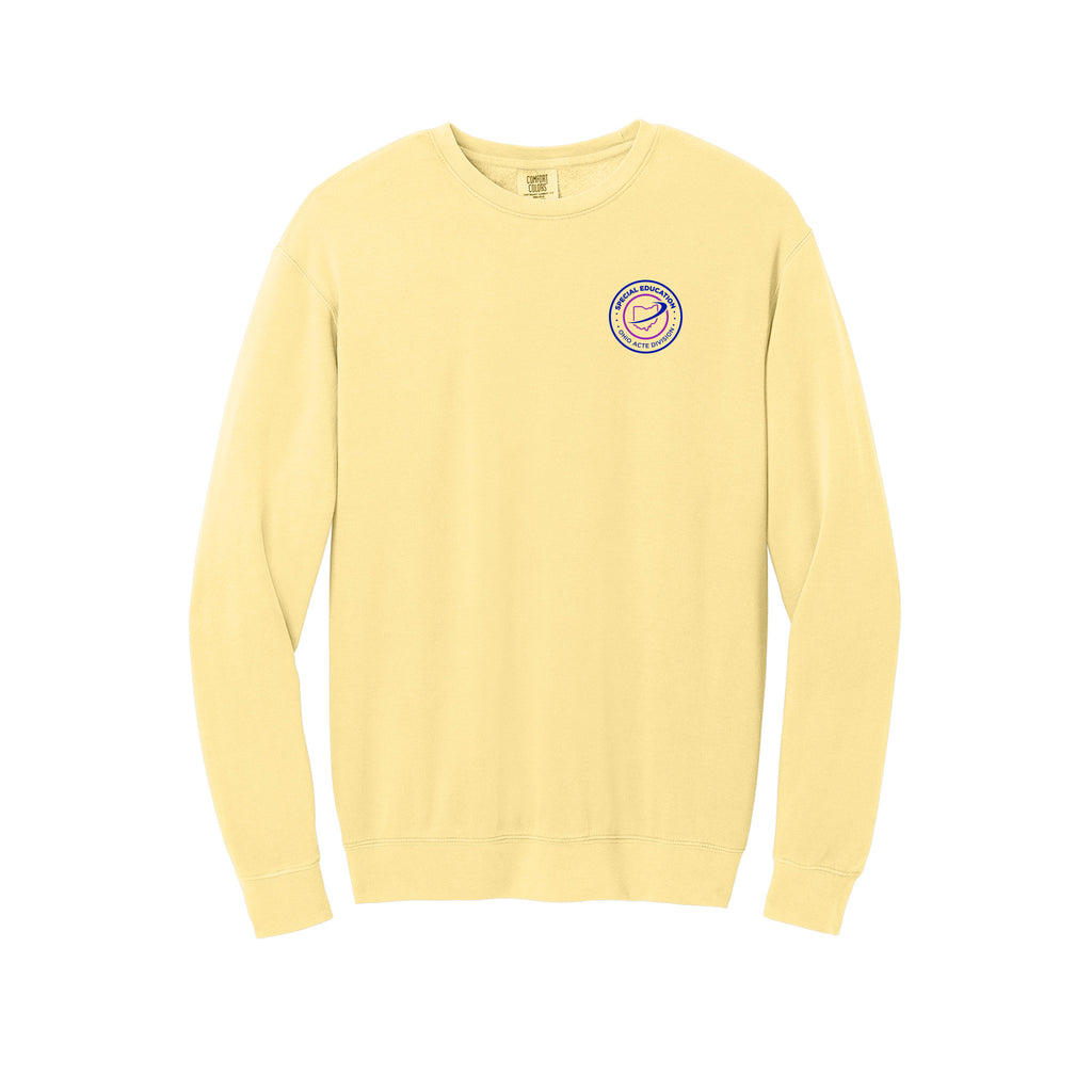 Ohio ACTE Special Education - Comfort Colors® Lightweight Crewneck Sweatshirt