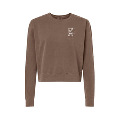 OHIO ACTE - Women's Garment-Dyed Mid-Length Crewneck Sweatshirt