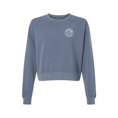 OHIO ACTE Student Services - Women's Garment-Dyed Mid-Length Crewneck Sweatshirt