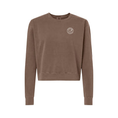 OHIO ACTE WBLD - Women's Garment-Dyed Mid-Length Crewneck Sweatshirt