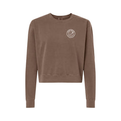 OHIO ACTE Student Services - Women's Garment-Dyed Mid-Length Crewneck Sweatshirt
