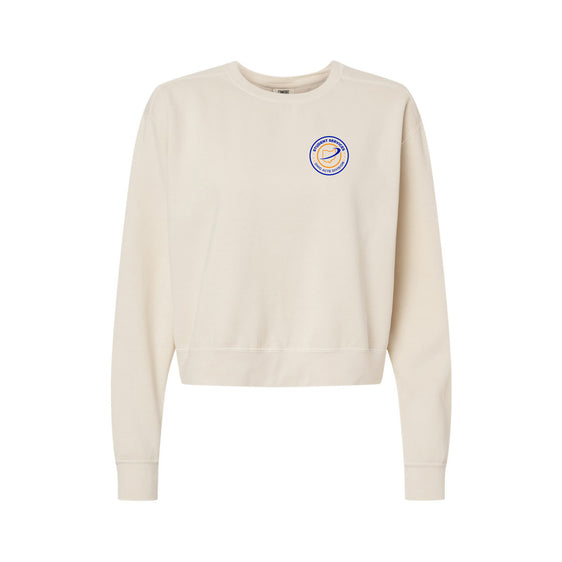 OHIO ACTE Student Services - Women's Garment-Dyed Mid-Length Crewneck Sweatshirt
