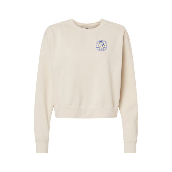 Ohio CTEP Division - Women's Garment-Dyed Mid-Length Crewneck Sweatshirt