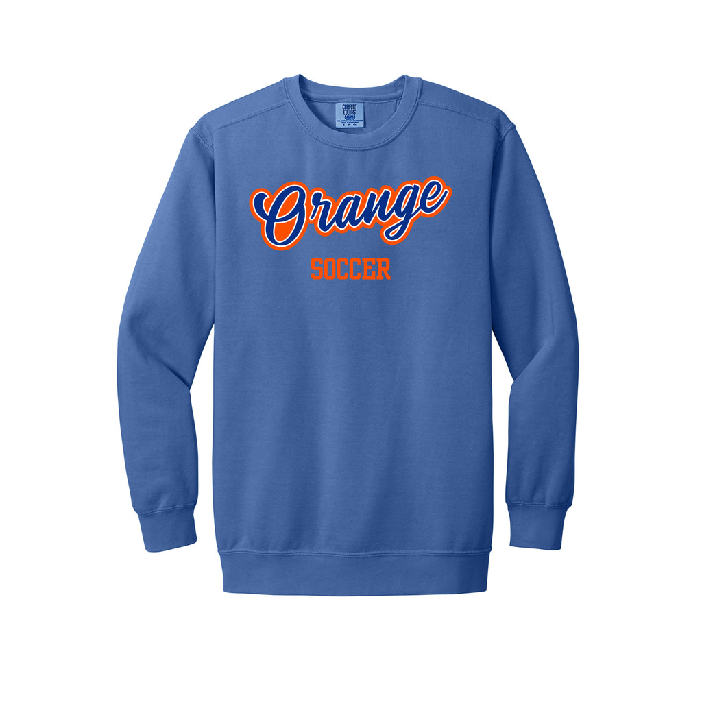 Olentangy Orange Soccer - Comfort Colors® Ring Spun Crewneck Sweatshirt