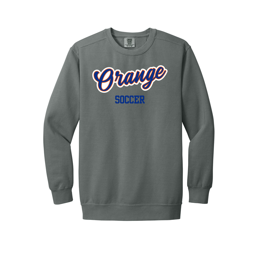 Olentangy Orange Soccer - Comfort Colors® Ring Spun Crewneck Sweatshirt