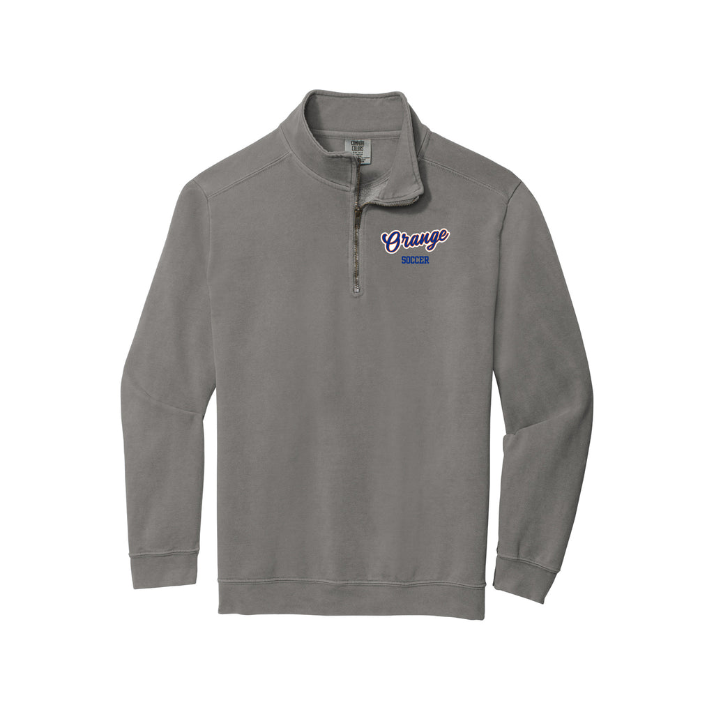 Olentangy Orange Soccer - Comfort Colors® Ring Spun 1/4-Zip Sweatshirt