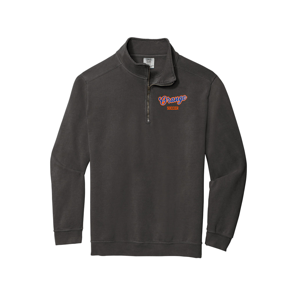 Olentangy Orange Soccer - Comfort Colors® Ring Spun 1/4-Zip Sweatshirt