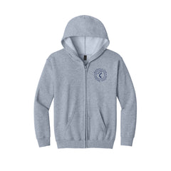 Medallion Swim Team - Gildan® Youth Heavy Blend™ Full-Zip Hooded Sweatshirt