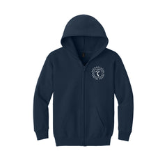 Medallion Swim Team - Gildan® Youth Heavy Blend™ Full-Zip Hooded Sweatshirt