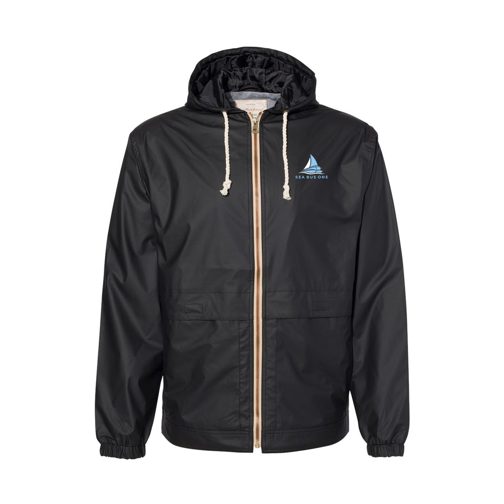 Sea Bus One - Unisex Vintage Hooded Rain Jacket