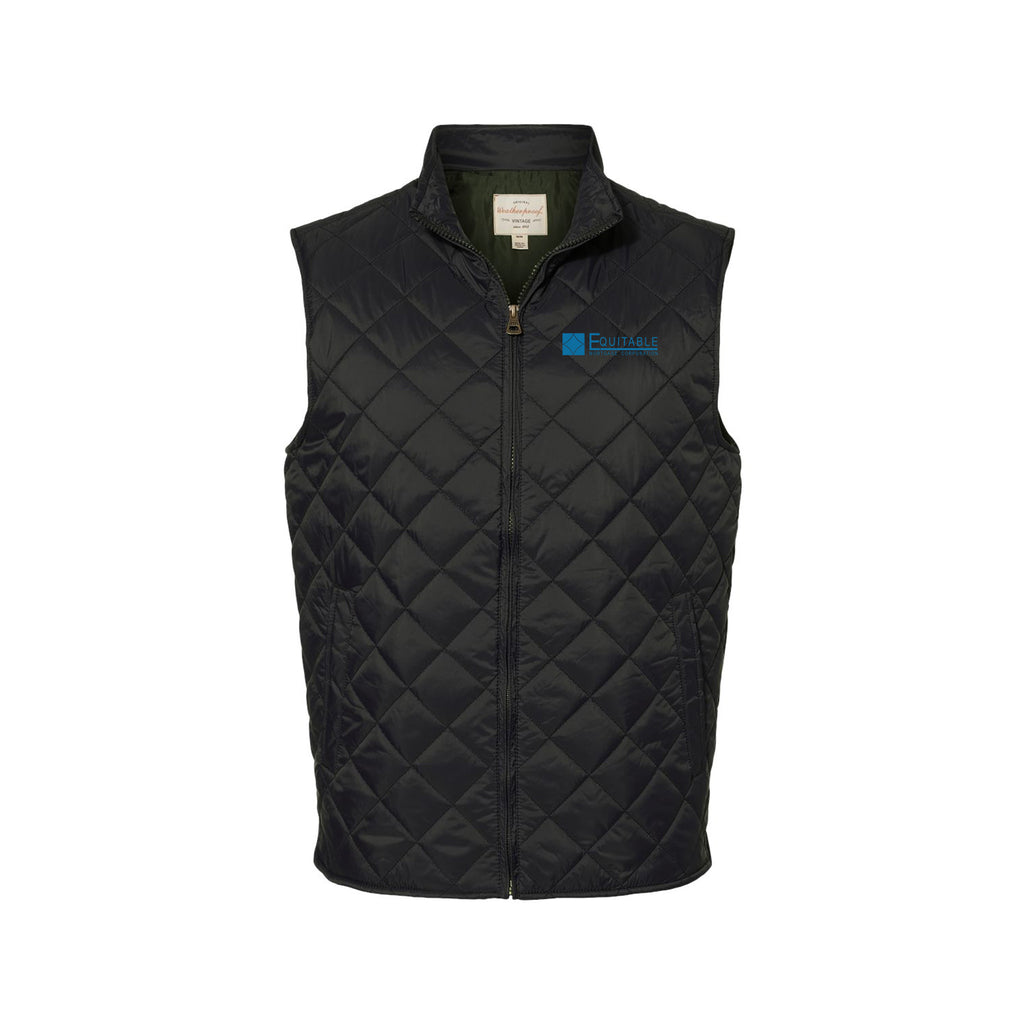 Equitable Mortgage - Weatherproof - Vintage Diamond Quilted Vest
