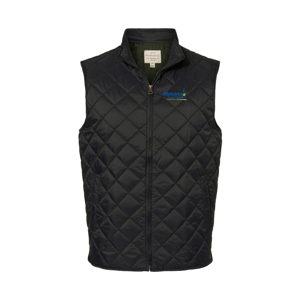 Masano Auto Park - Weatherproof - Vintage Diamond Quilted Vest