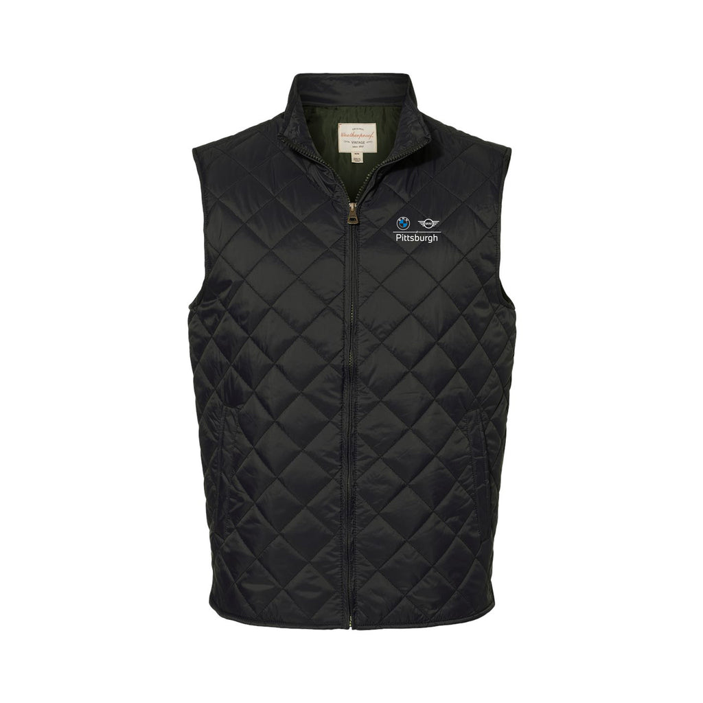 P&W BMW - Weatherproof - Vintage Diamond Quilted Vest