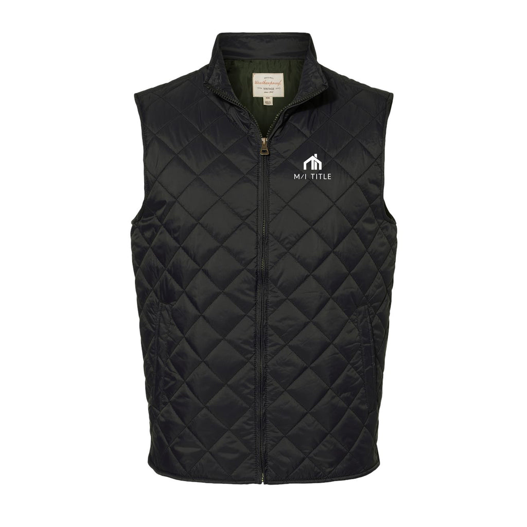 M/I Title - Weatherproof - Vintage Diamond Quilted Vest
