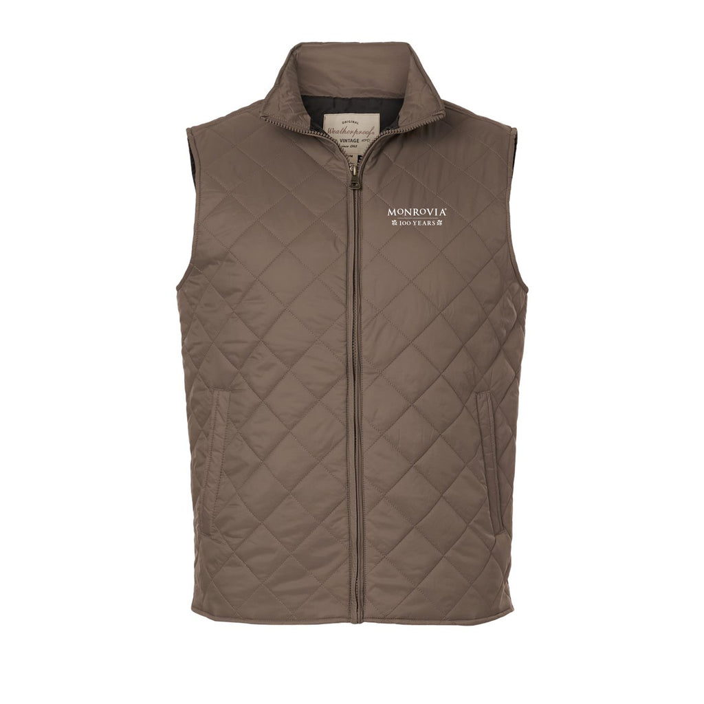 Monrovia 100 Years - Men's Vintage Diamond Quilted Vest