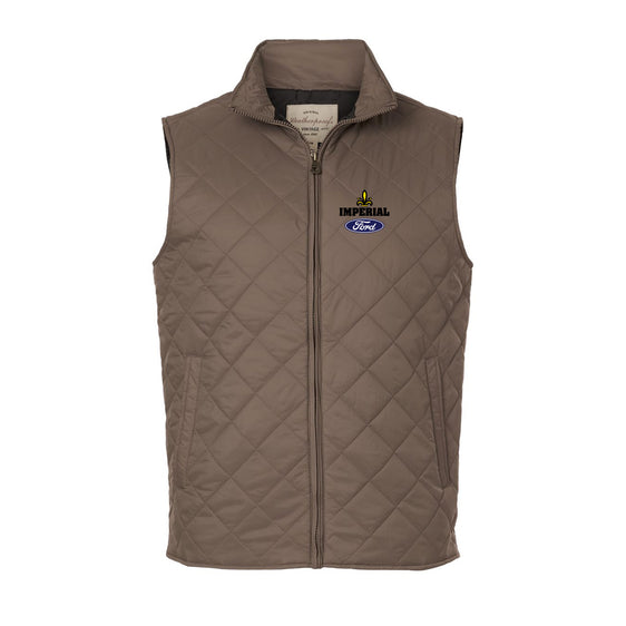 Imperial Ford - Men's Vintage Diamond Quilted Vest