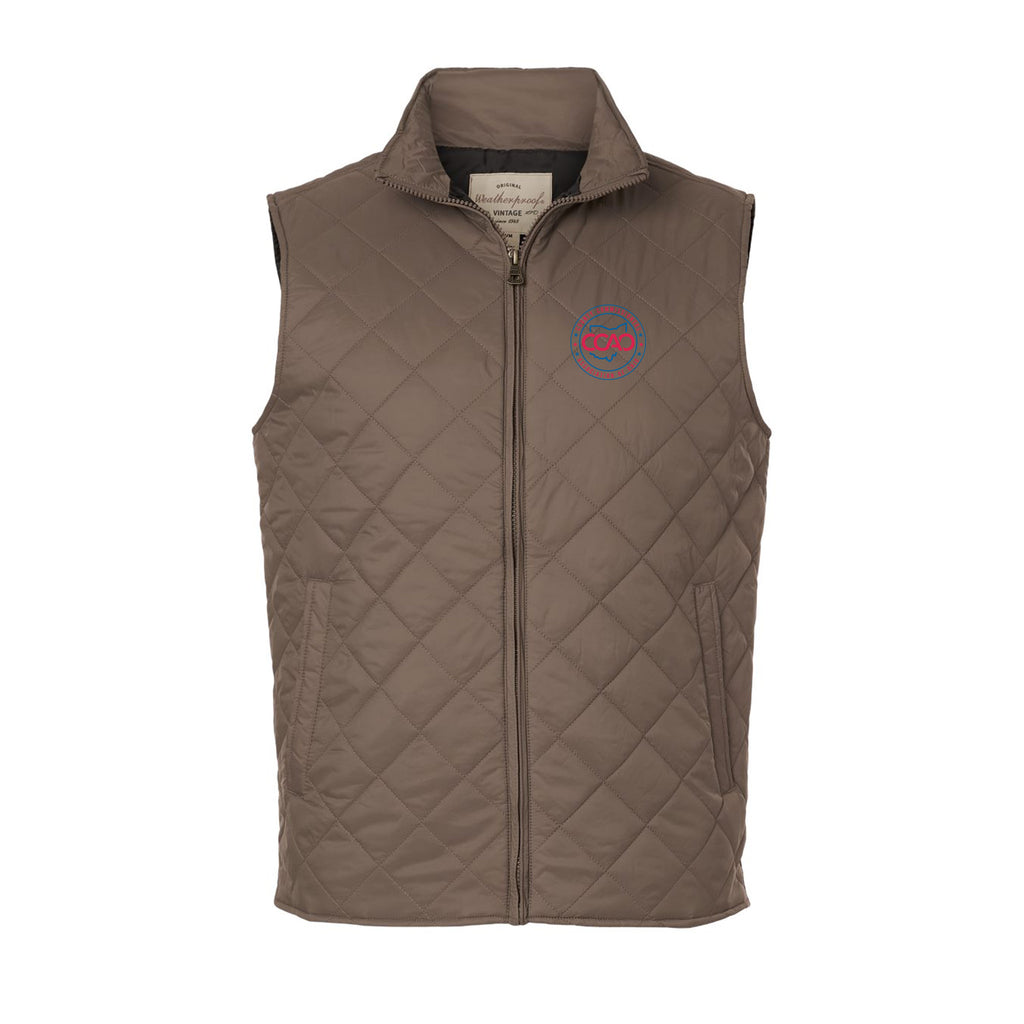 CCAO - Men's Vintage Diamond Quilted Vest