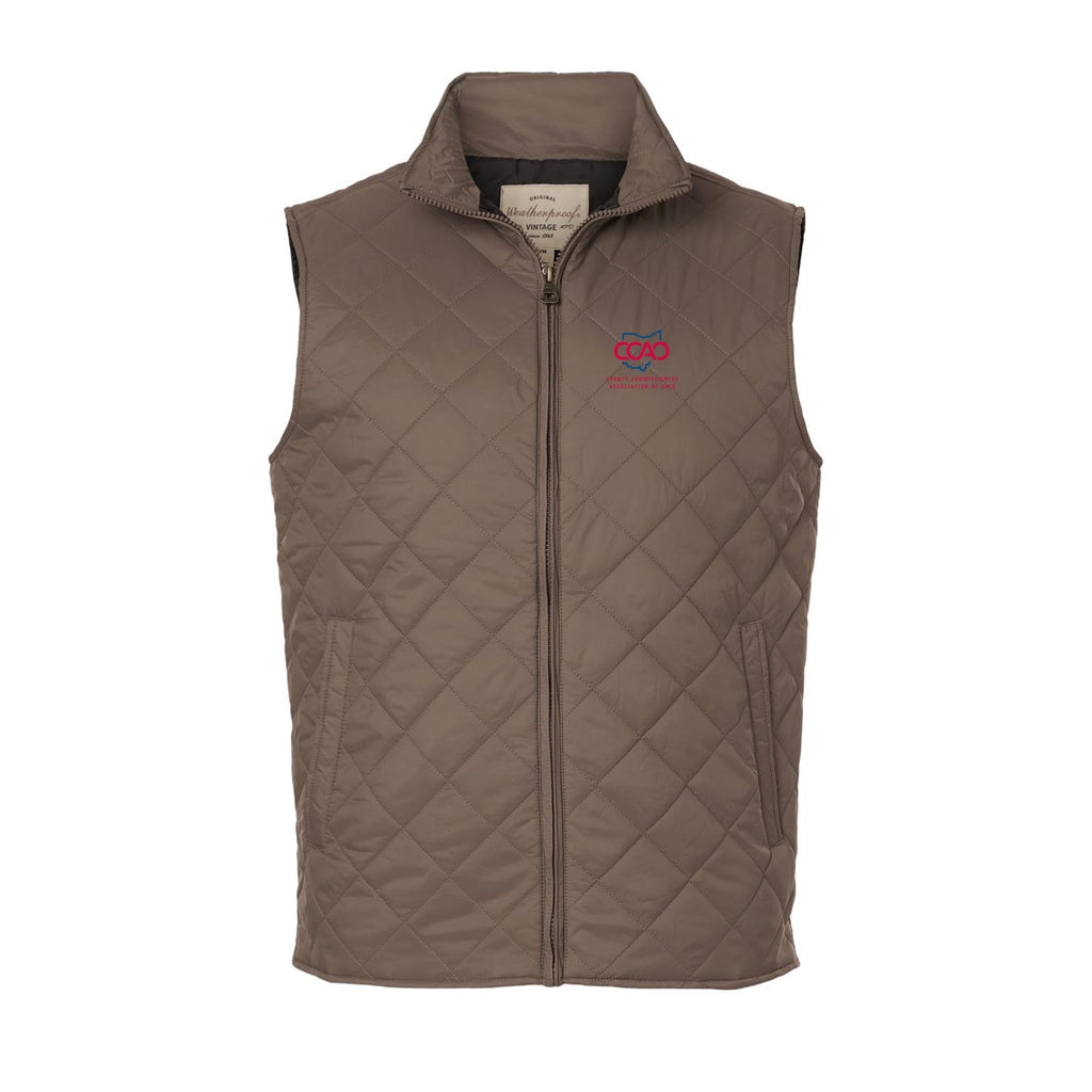 CCAO - Men's Vintage Diamond Quilted Vest