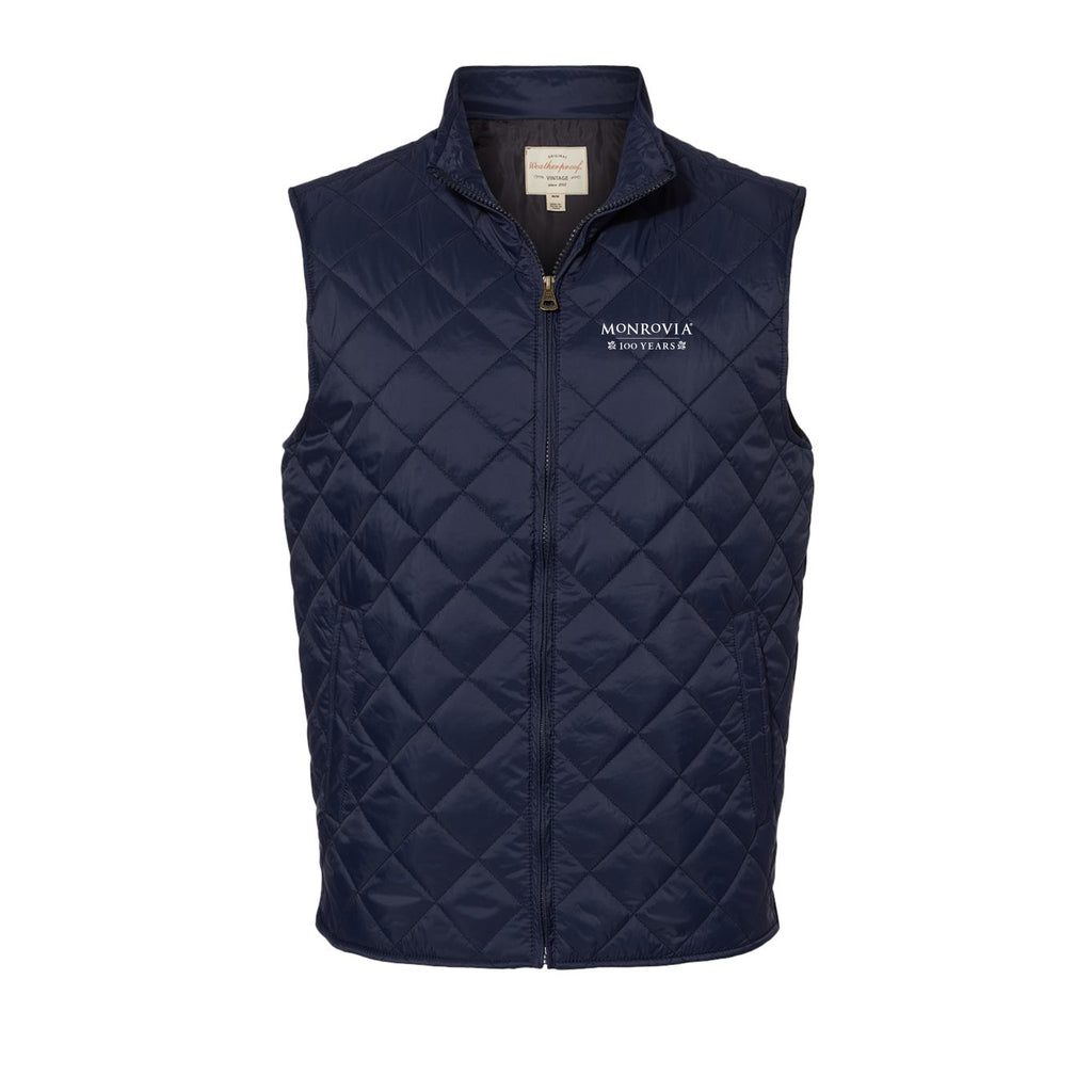 Monrovia 100 Years - Men's Vintage Diamond Quilted Vest