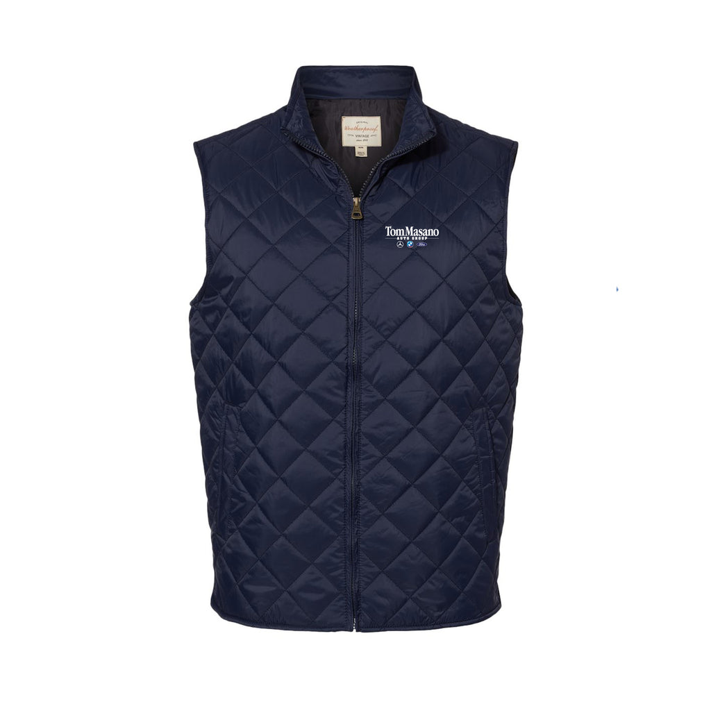 Tom Masano Auto Group - Men's Vintage Diamond Quilted Vest