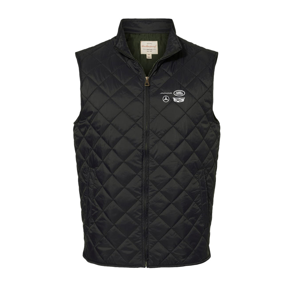 Germain Easton Business Office - Men's Vintage Diamond Quilted Vest
