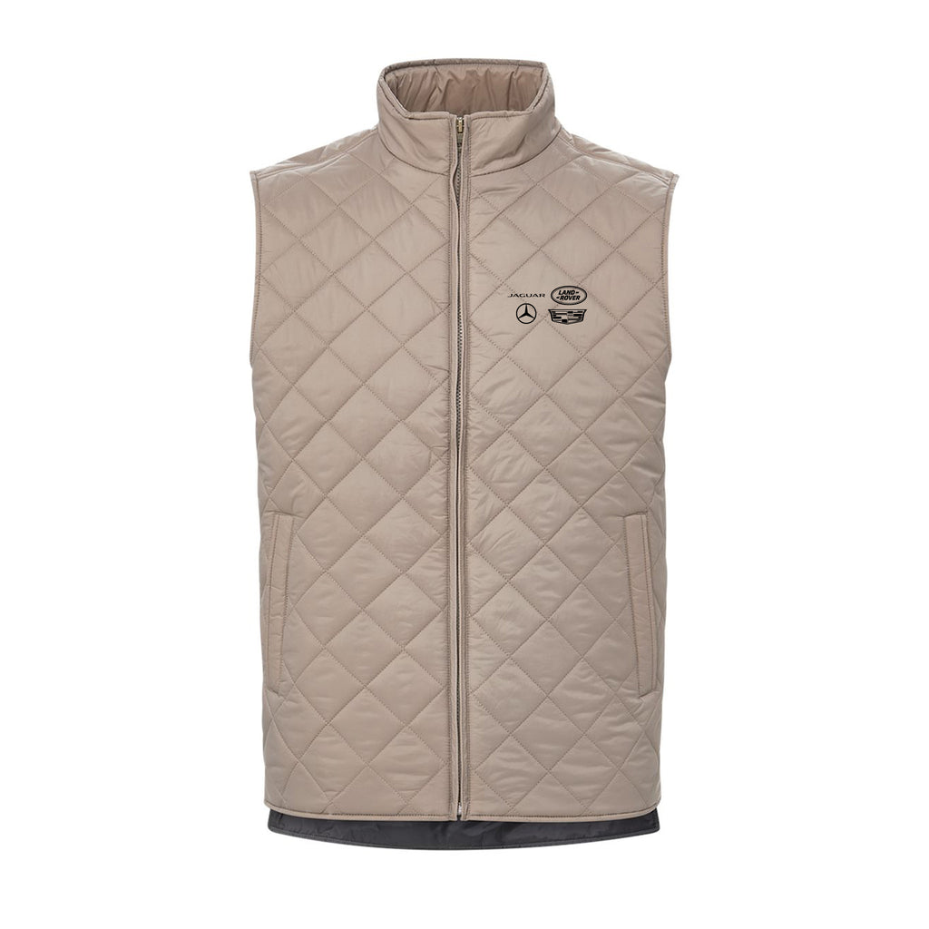 Germain Easton Business Office - Men's Vintage Diamond Quilted Vest