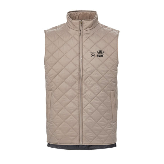 Germain Easton Business Office - Men's Vintage Diamond Quilted Vest