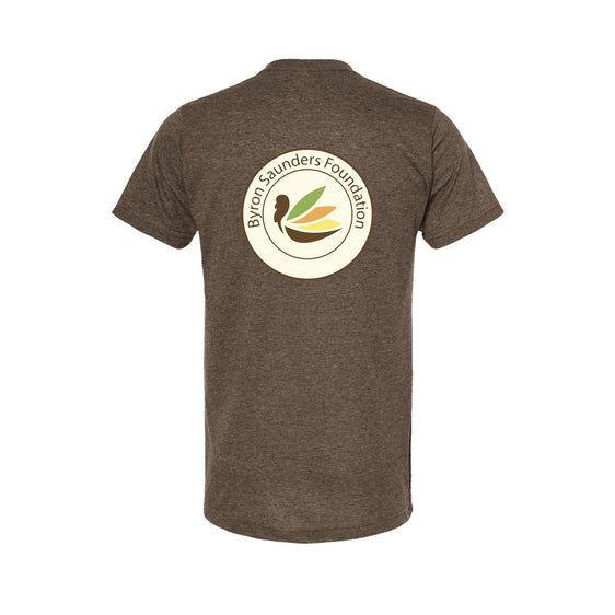 Byron Saunders Foundation - Tultex - Poly-Rich T-Shirt - FRONT & BACK