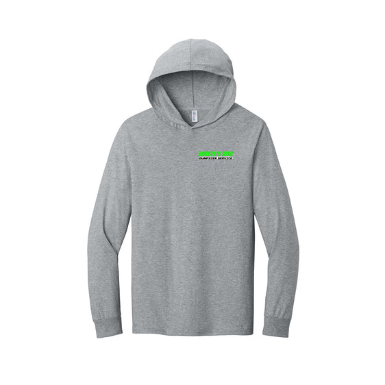 Barker's Bins Dumpster Service - Jerzees Classics™ Unisex Cotton Long Sleeve Hooded T-Shirt