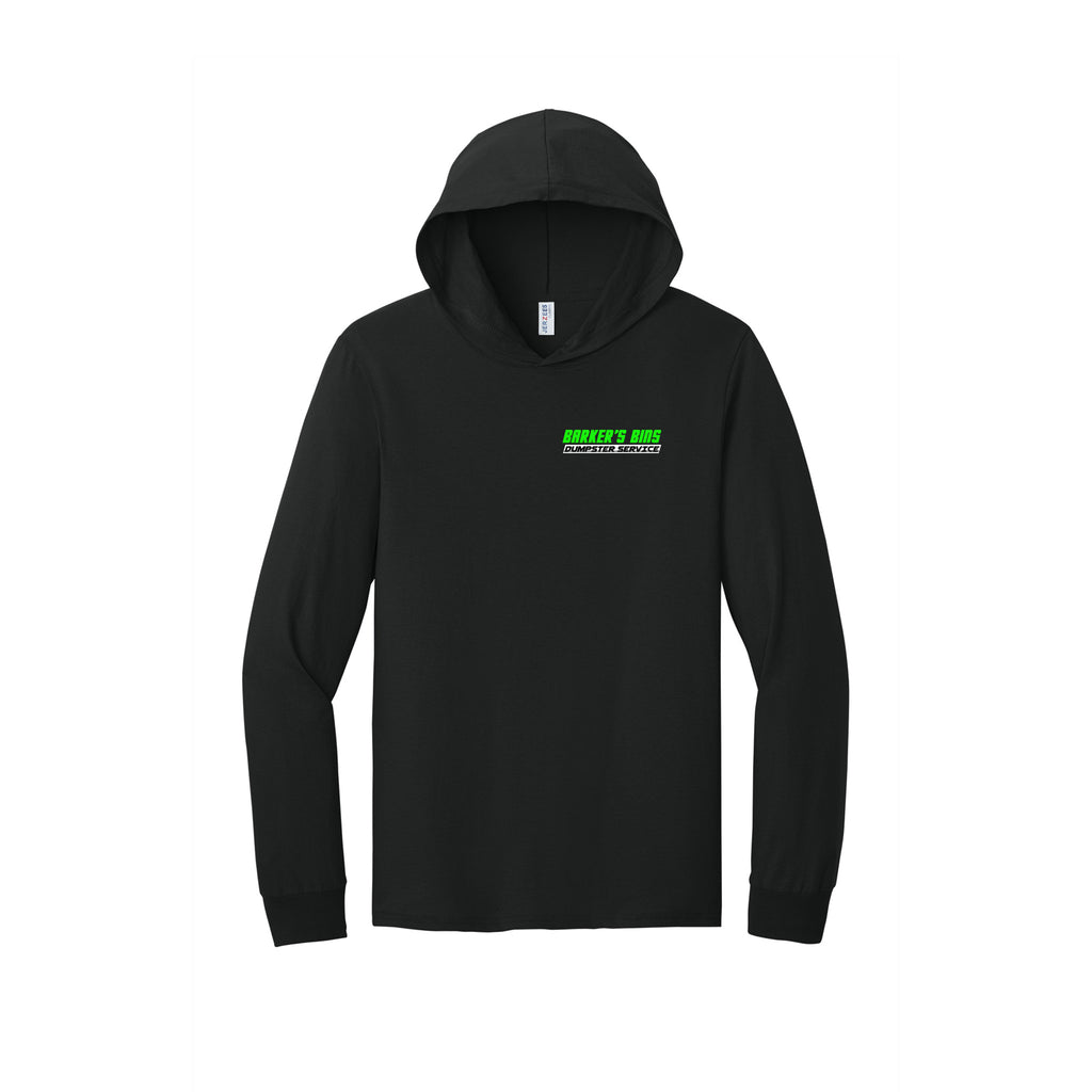 Barker's Bins Dumpster Service - Jerzees Classics™ Unisex Cotton Long Sleeve Hooded T-Shirt