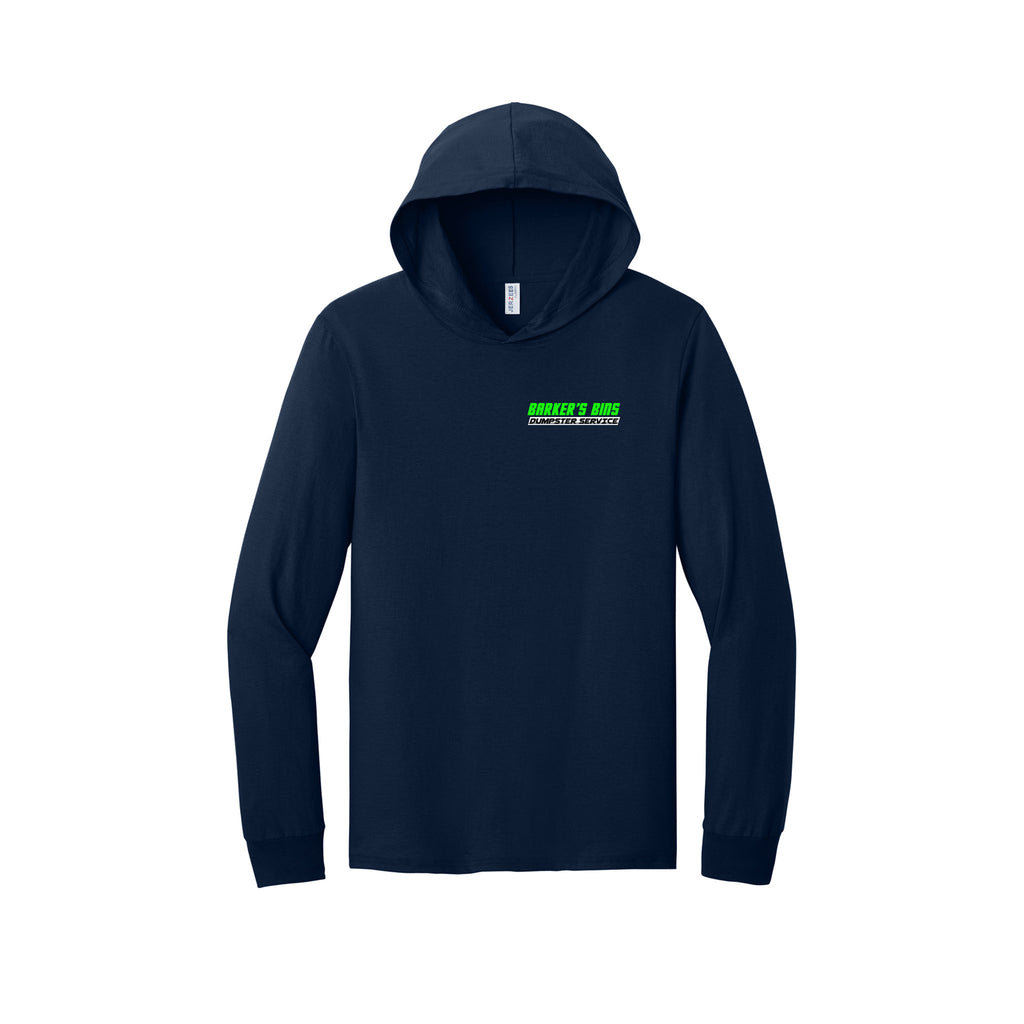 Barker's Bins Dumpster Service - Jerzees Classics™ Unisex Cotton Long Sleeve Hooded T-Shirt