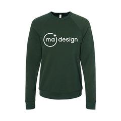 MA Design -  BELLA + CANVAS - Sponge Fleece Raglan Crewneck Sweatshirt