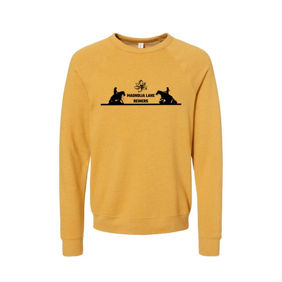 Magnolia Lane Reiners - BELLA + CANVAS - Sponge Fleece Raglan Crewneck Sweatshirt