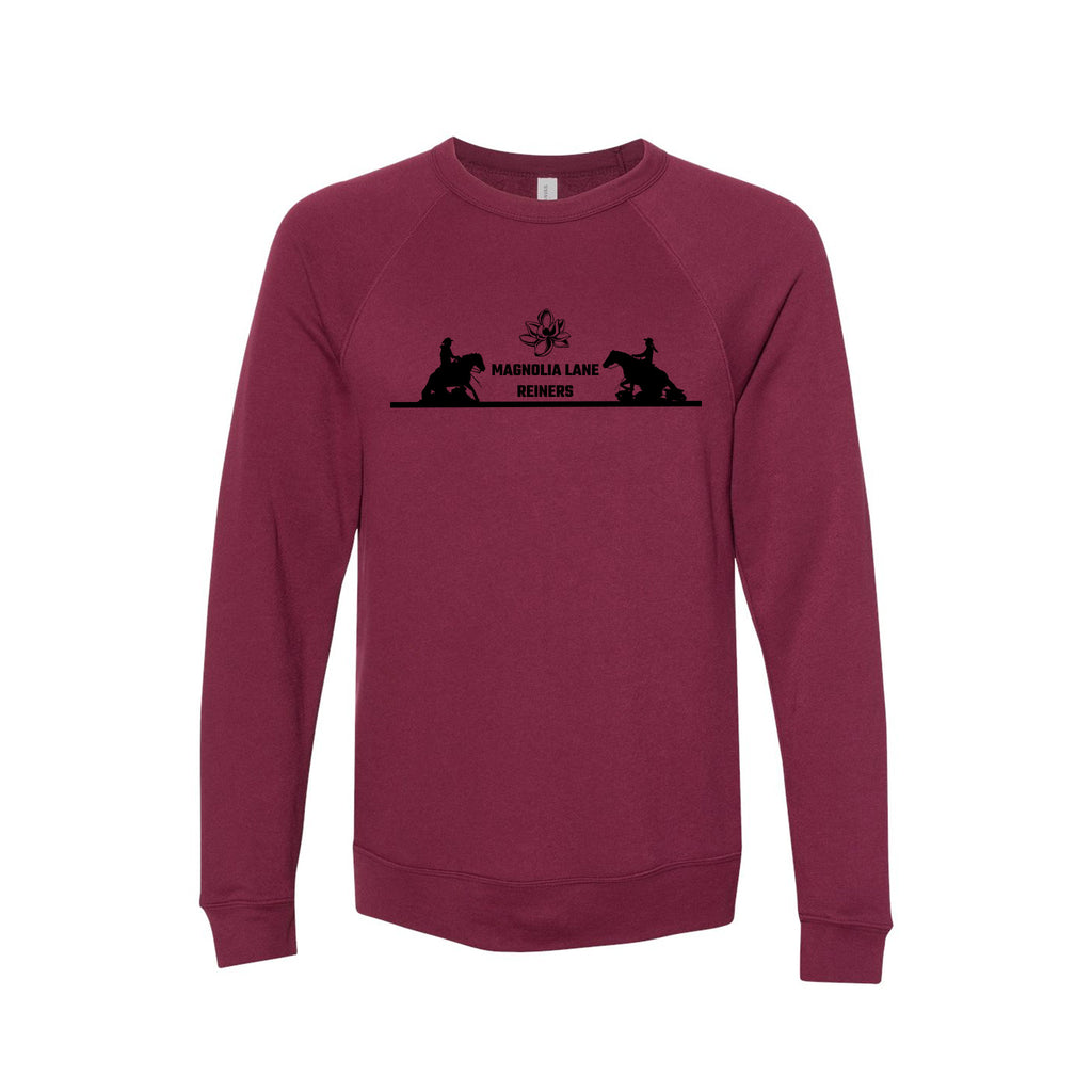 Magnolia Lane Reiners - BELLA + CANVAS - Sponge Fleece Raglan Crewneck Sweatshirt